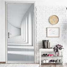 Load image into Gallery viewer, 2PCS/Set Fashion Geometric Door Sticker Wallpaper On The Door Home Decoration Self Stick Wallpaper Waterproof Renovation Poster
