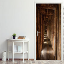 Load image into Gallery viewer, 2PCS/Set Fashion Geometric Door Sticker Wallpaper On The Door Home Decoration Self Stick Wallpaper Waterproof Renovation Poster