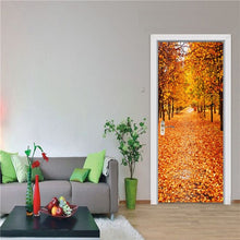 Load image into Gallery viewer, 2PCS/Set Fashion Geometric Door Sticker Wallpaper On The Door Home Decoration Self Stick Wallpaper Waterproof Renovation Poster